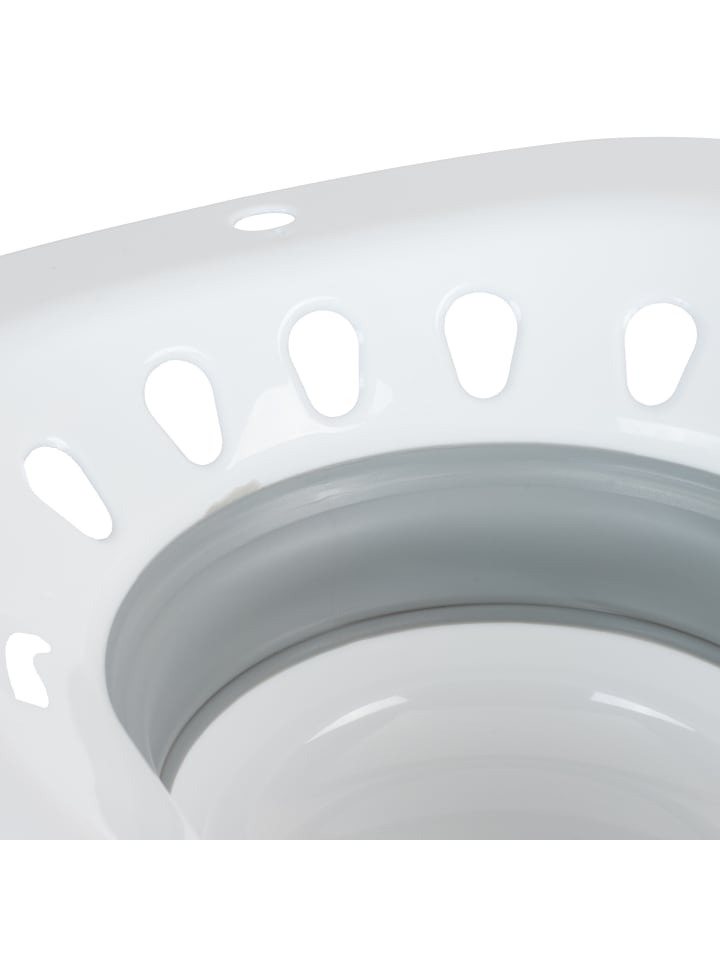 relaxdays Sitzbad in Weiß/ Grau - (B)36 x (H)12 x (T)39 cm günstig kaufen onesize