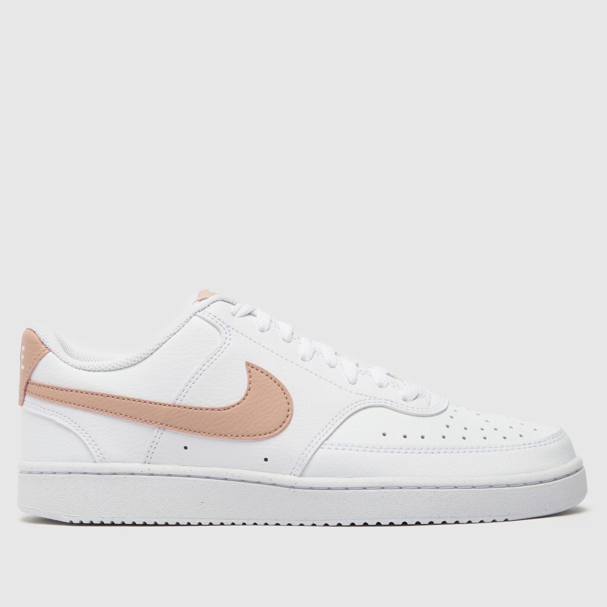 Nike Court Vision Next Nature – Vita och rosa träningsskor