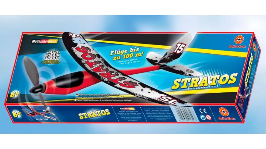 Günther Flugmodelle - STRATOS Propeller-Maschinen mit Gummimotor