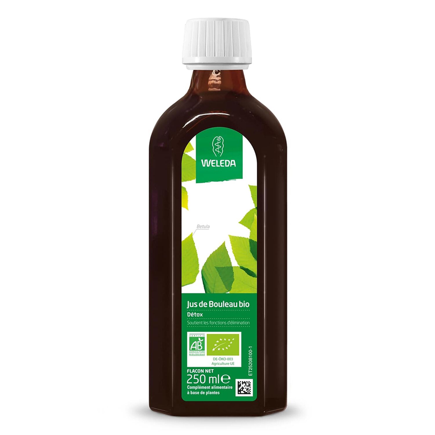 Weleda Jus de Bouleau Bio Complément Alimentaire - Soutient les Fonctions d'Élimination - 250 ml