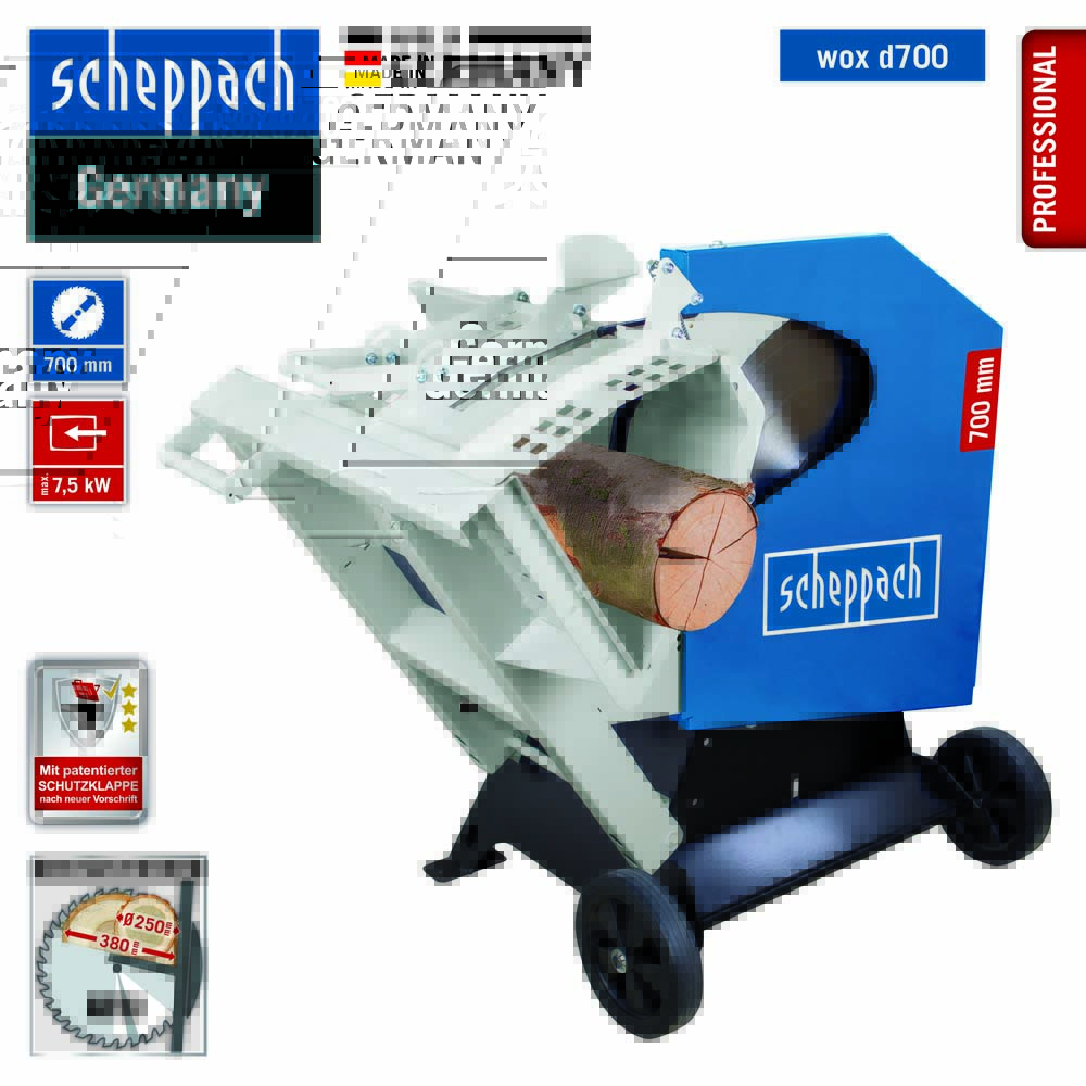 Scheppach Wippkreissäge wox D700 7,50KW