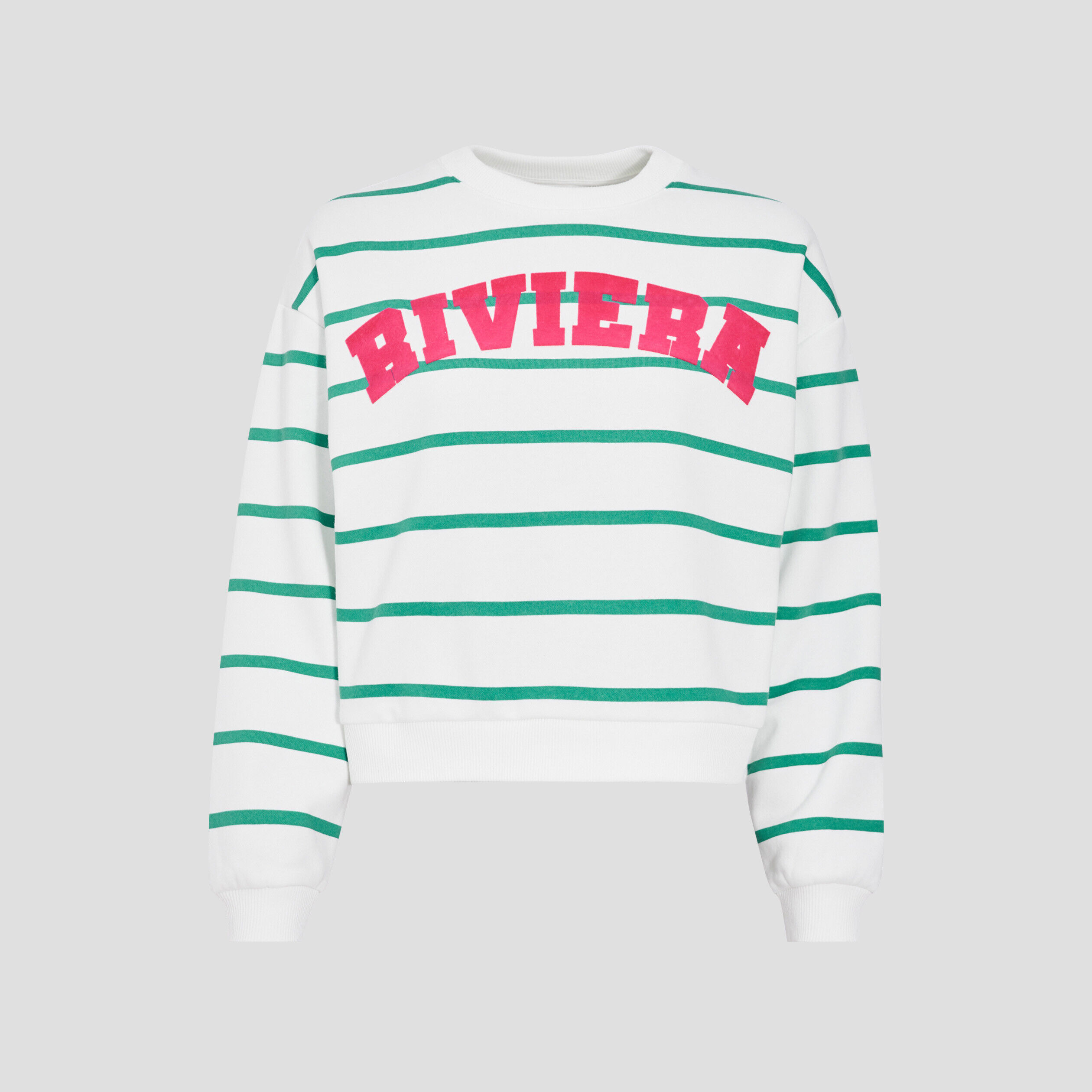 Sweat manches longues vert turquoise femme | Cache Cache