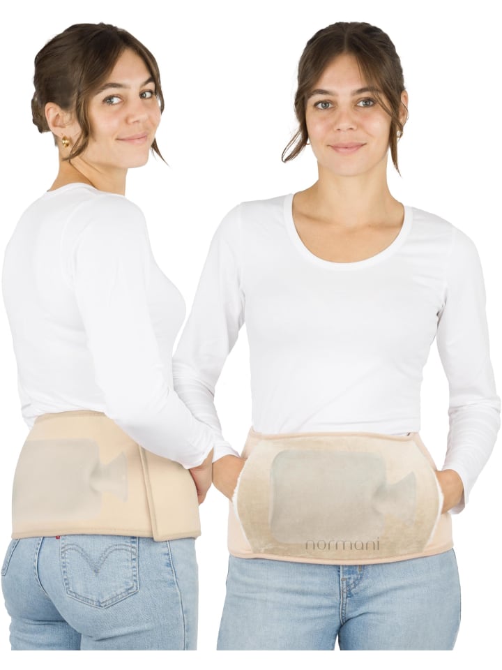 normani Wärmflaschen Gürtel mit 2 Wärmflaschen Newtok in Beige günstig kaufen 125 cm