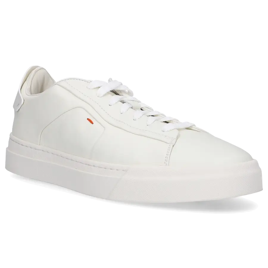 Santoni - Sneaker low DARTS Kalbsleder - weiß