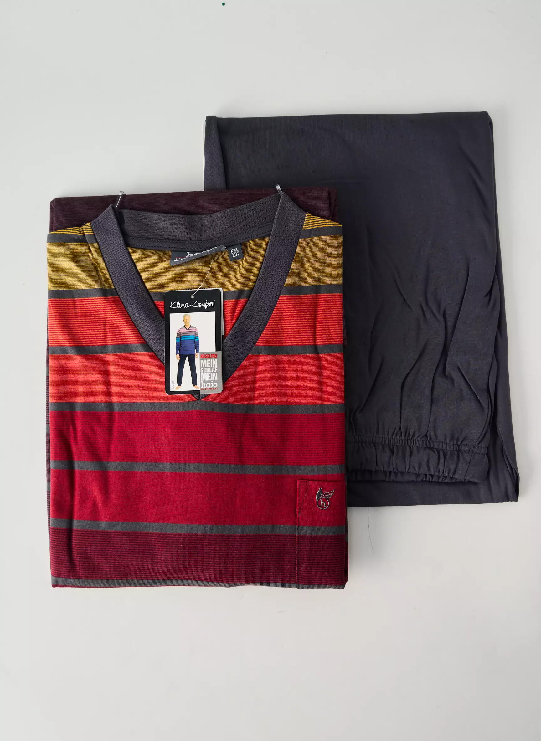 Hajo Pyjamas 1 Homme couleur gris