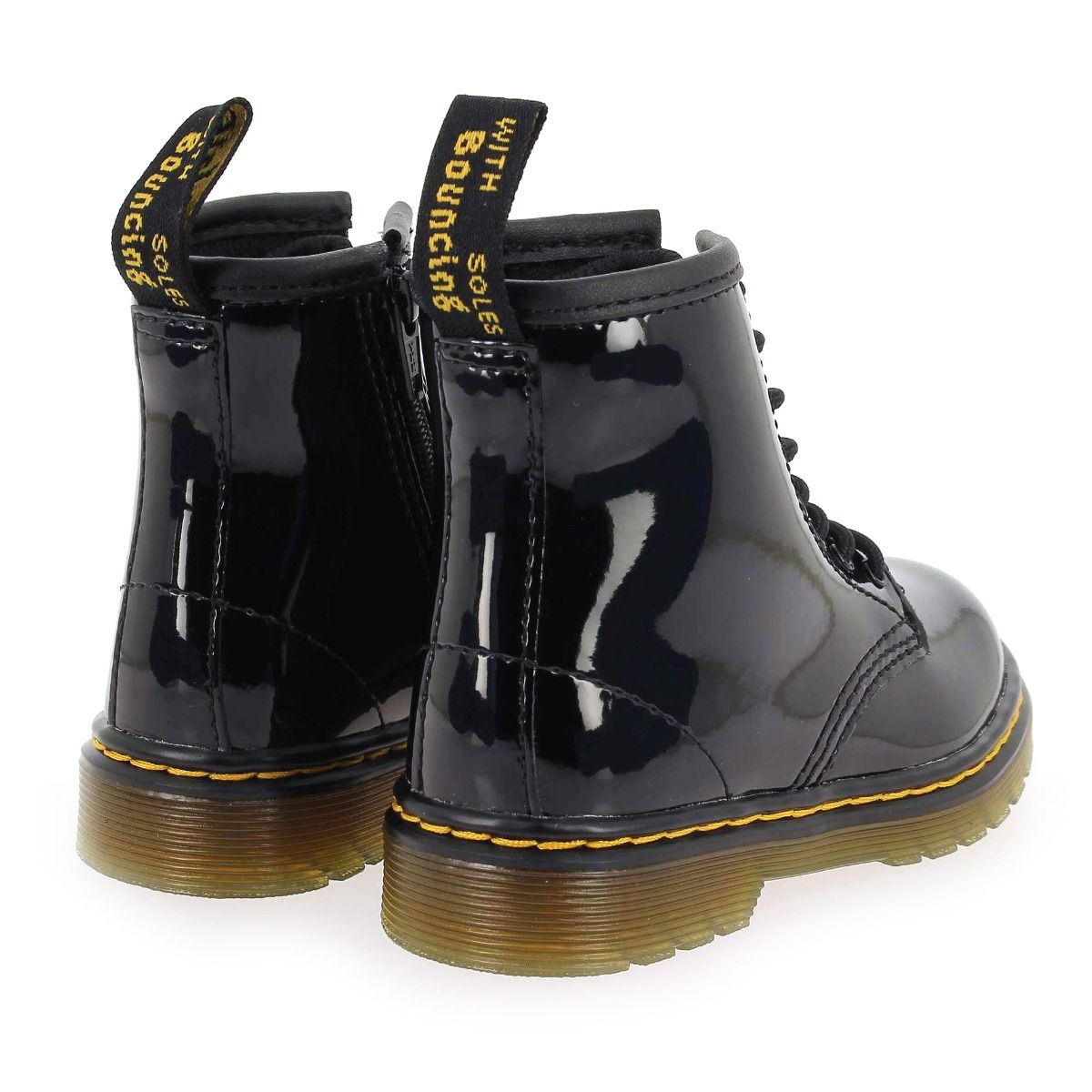 Dr Martens  1460 JUNIOR VERNIS - Noir