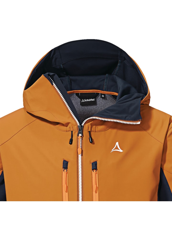 Schöffel Softshelljacke Matrei in orange günstig kaufen