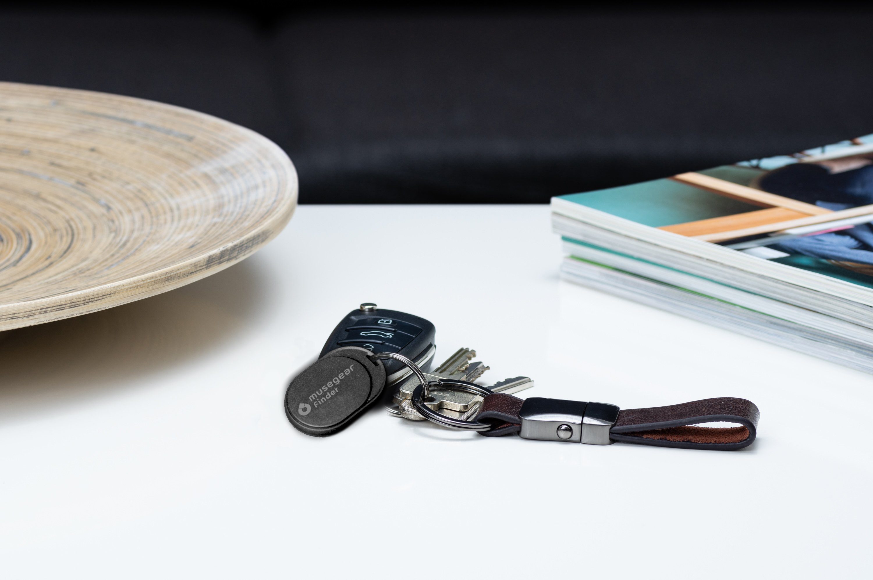 musegear Bluetooth®-Sender Schlüsselfinder mit Bluetooth App aus Deutschland