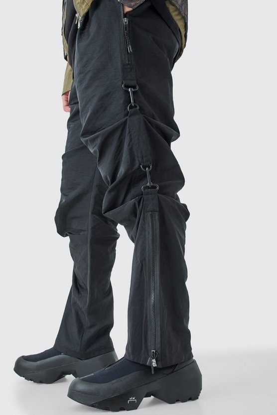 Tall lockere Nylon-Hose mit elastischem Bund