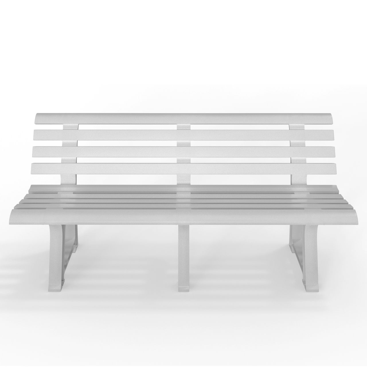 Casaria Gartenbank Orchidea 145 x 49 x 74cm weiß