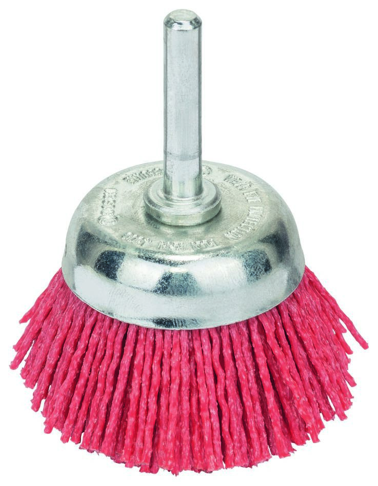 Accessoires Bosch bleus 2608622052 Brosse à godet 50 mm en nylon, tige de 6 mm
