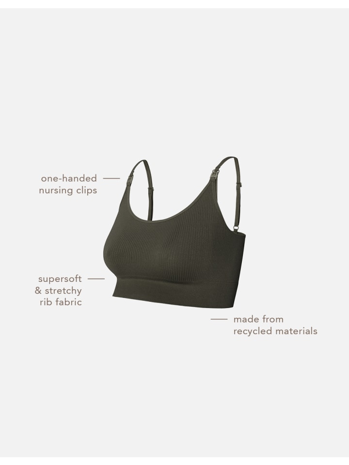 Noppies Unwattierte Still-Bh Mira in Olive günstig kaufen