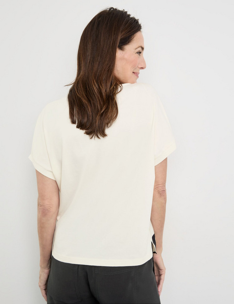 Kurzarmshirt mit Material-Patch
