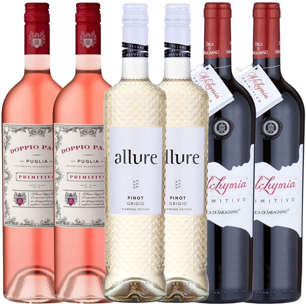 Allure Probierpaket halbtrockene Weine ( 6 x 0,75 Liter )