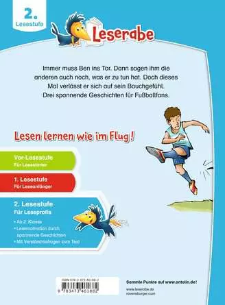 Leserabe - 2. Lesestufe: Fußballfieber. Spannende Kickergeschichten