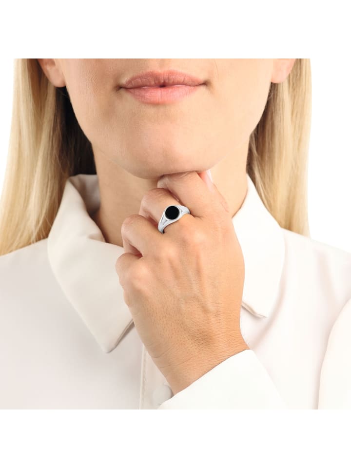 Amor Ring Edelstahl in Silber günstig kaufen