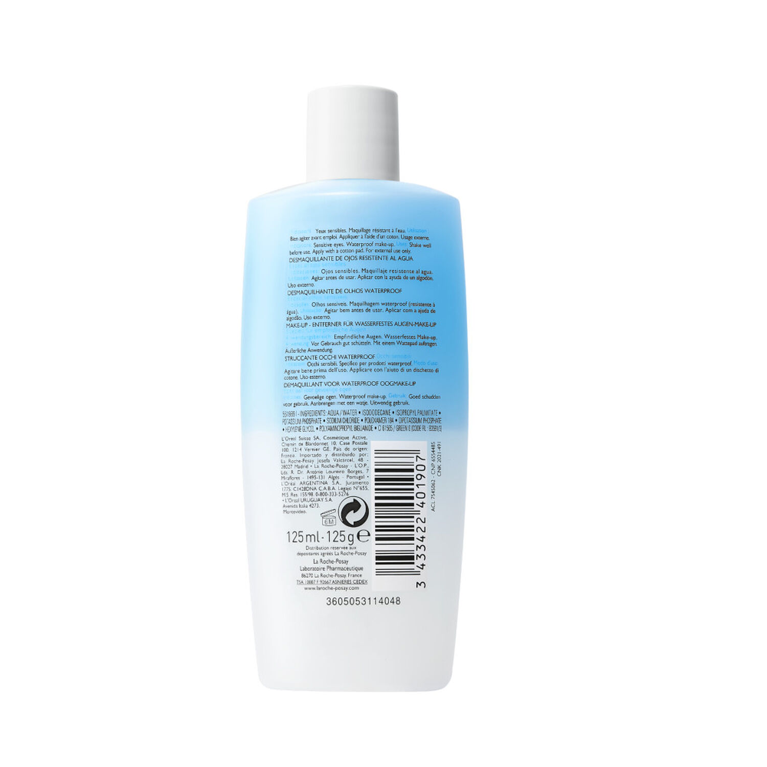la roche-posay Respectissime Démaquillant Yeux Waterproof 125 ml