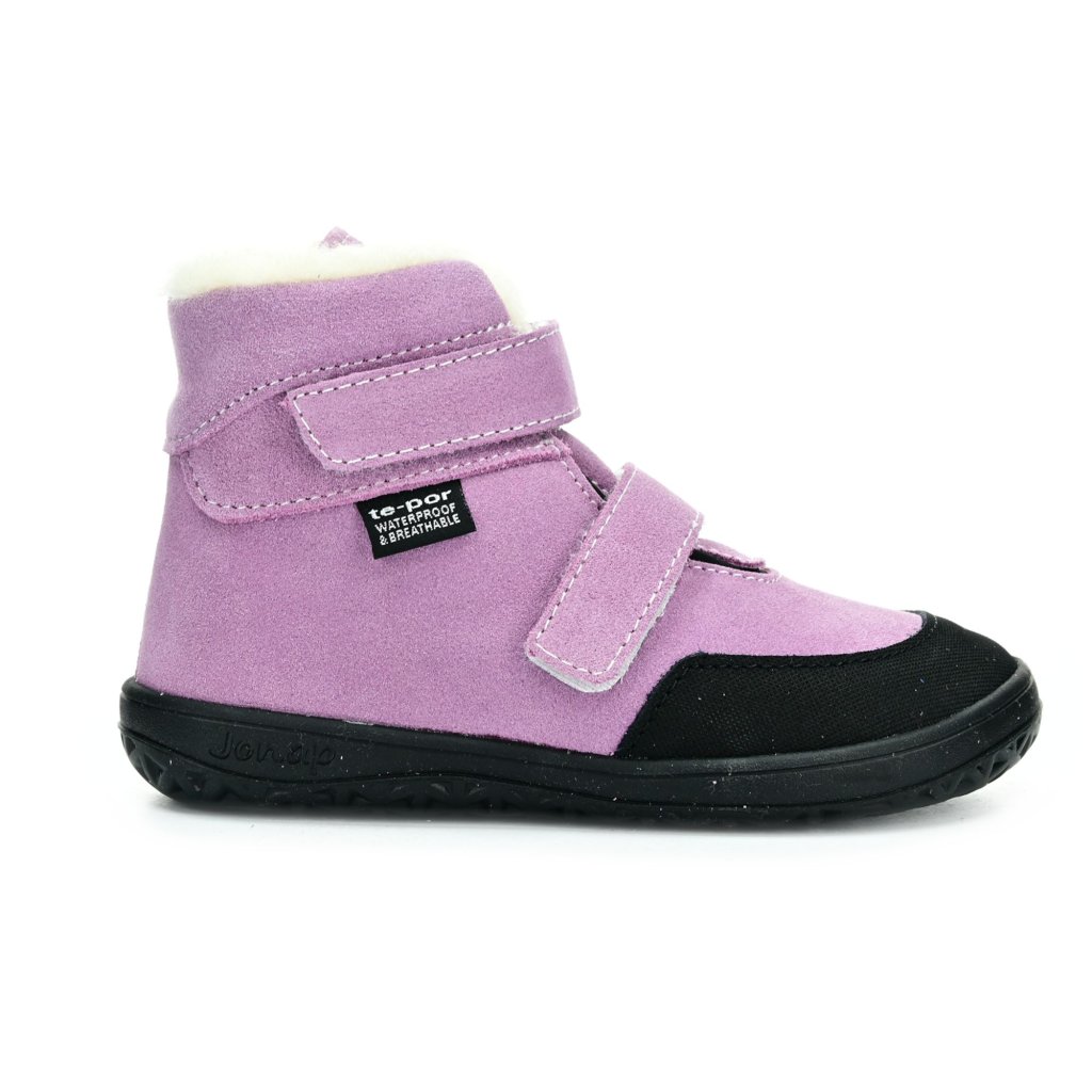 Jonap Jerry Orchid mit Wolle gefütterte Winterbarfußschuhe