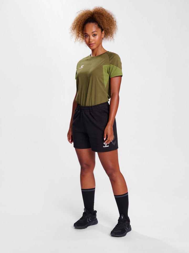Hummel Hummel T-Shirt Raglanärmel Hmltravel Damen in MILITARY OLIVE günstig kaufen