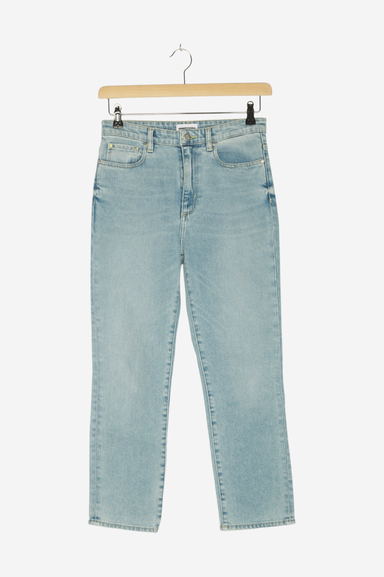Straight Leg High Waist aus Bio-Baumwoll Mix