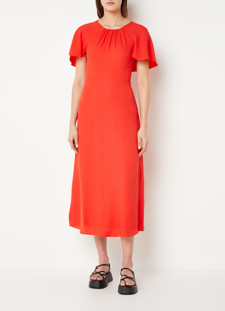 Rochie midi cu spate deschis de la Whistles Annabelle