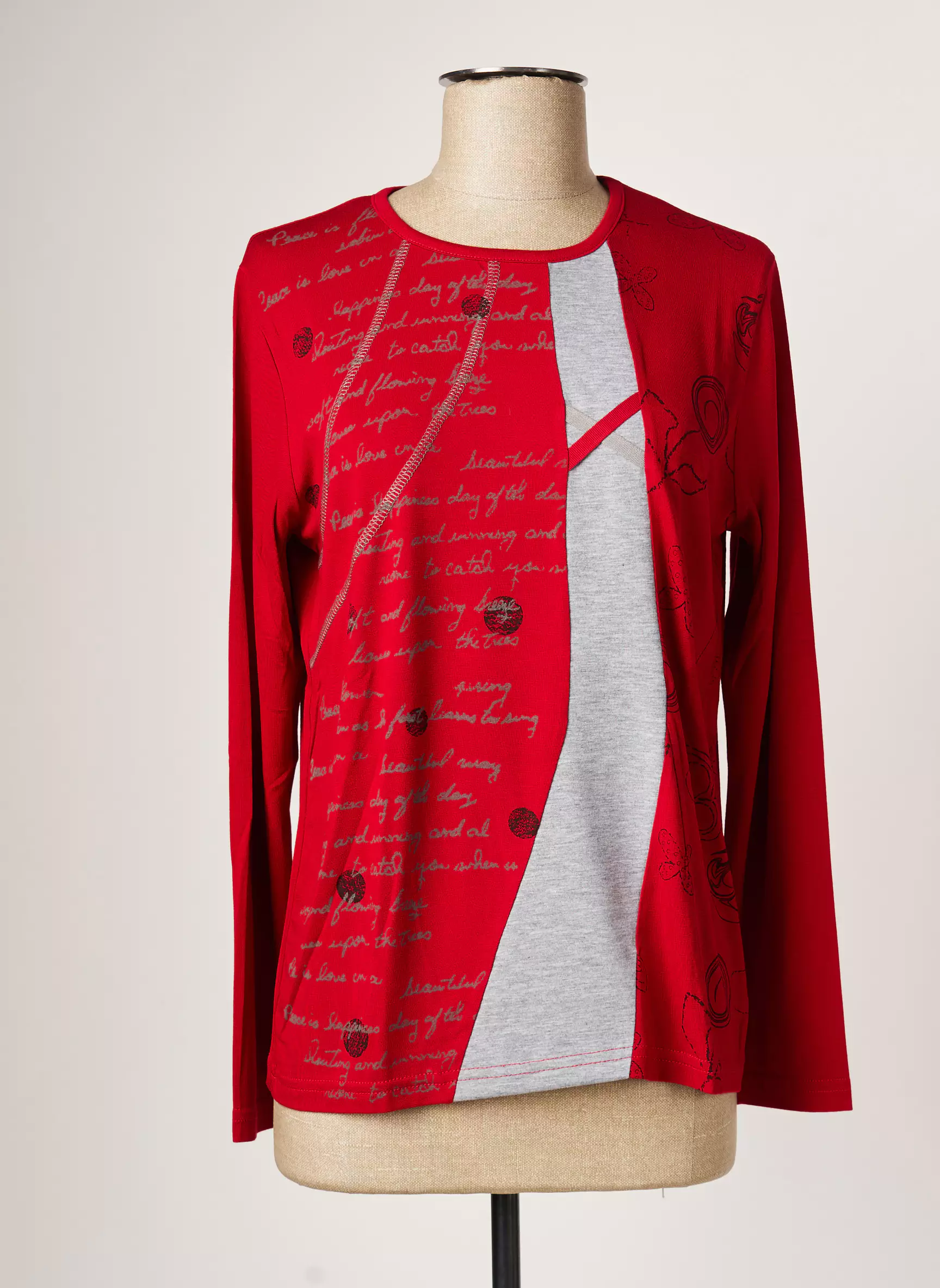 I Odena Tshirts Femme couleur rouge