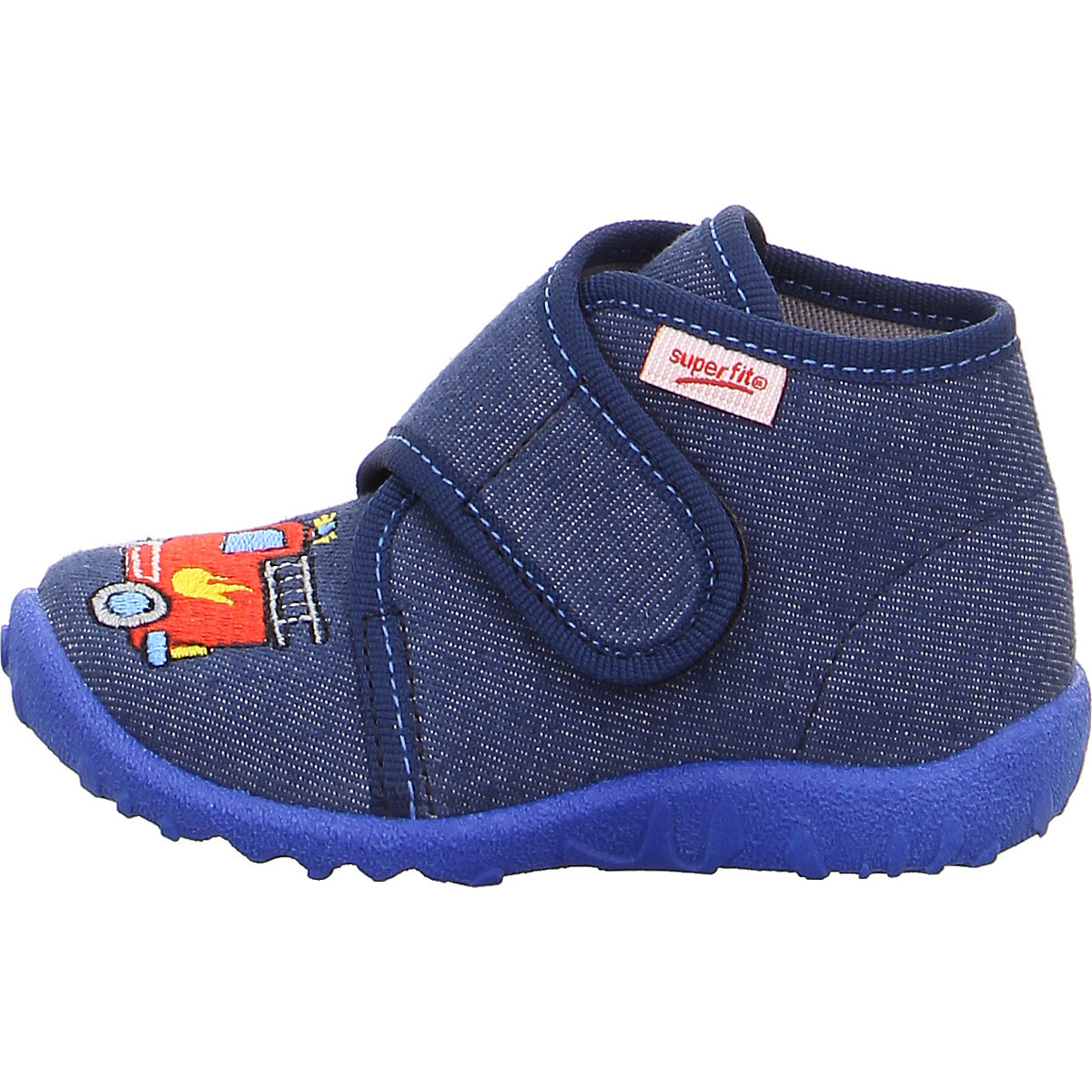 Baby Hausschuhe SPOTTY für Jungen, WMS-Weite M3, Fahrzeuge