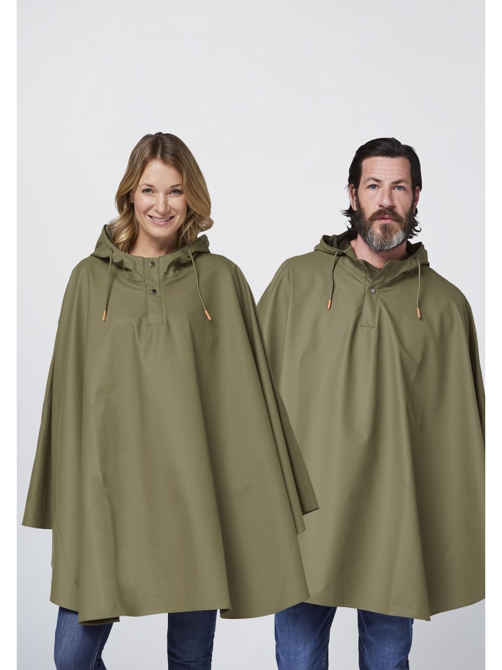 Gardena Regen-Cape in Grün günstig kaufen