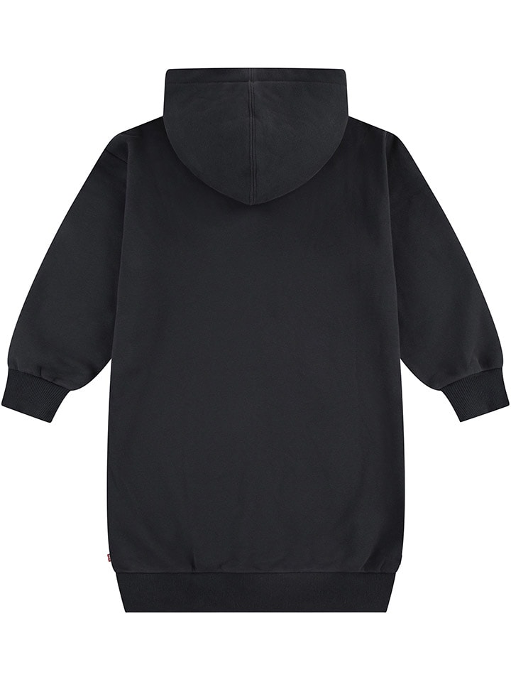 Levi's Kids Hoodiekleid in Schwarz in Schwarz günstig kaufen