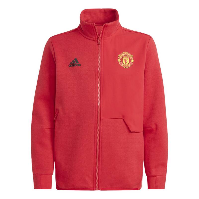 adidas Manchester United Anthem Kids Jacke Sweatshirt Kinder