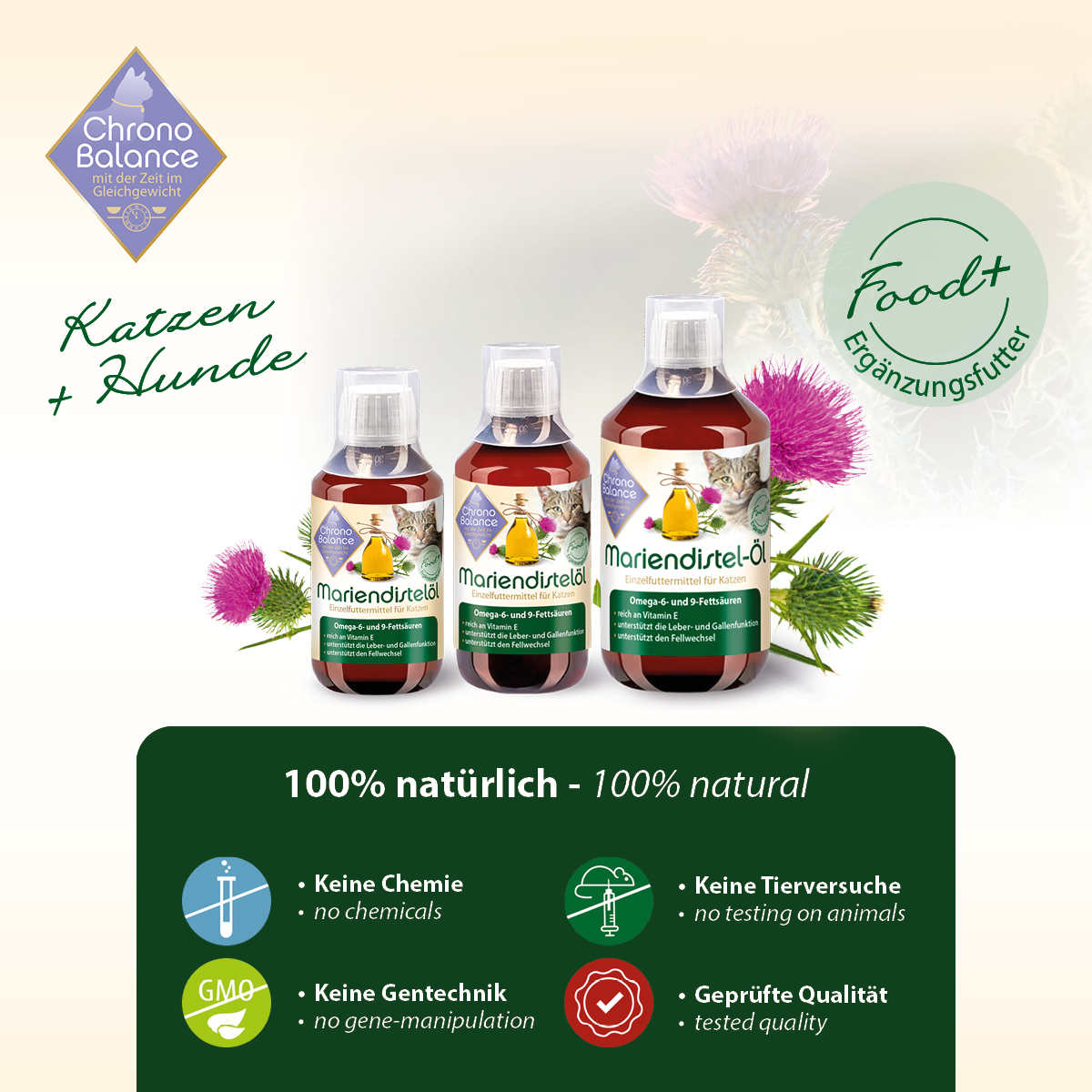 ChronoBalance Ergänzungsfutter & Aufzucht ChronoBalance Mariendistelöl 250 ml