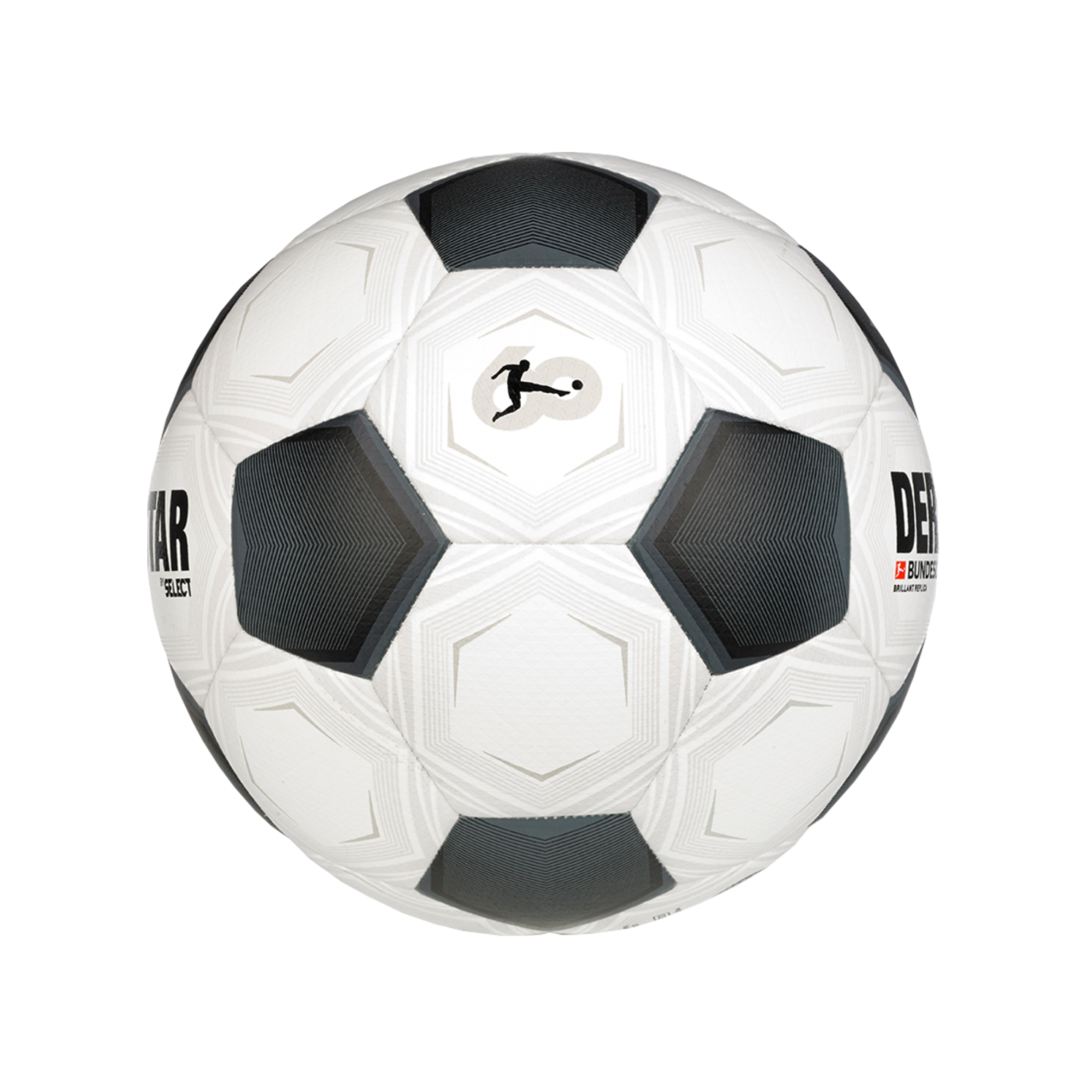 Derbystar Bundesliga Brillant Replica Classic v23 Trainingsball Weiss Schwarz F023