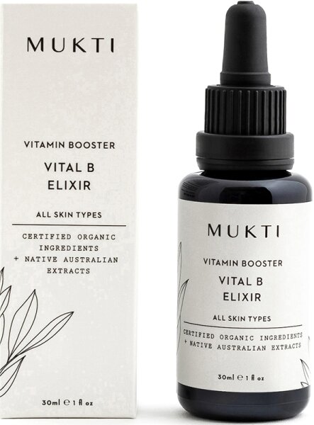 Mukti Organics Age Defiance Vitamin Booster Vital B Elixir Gesichtsserum