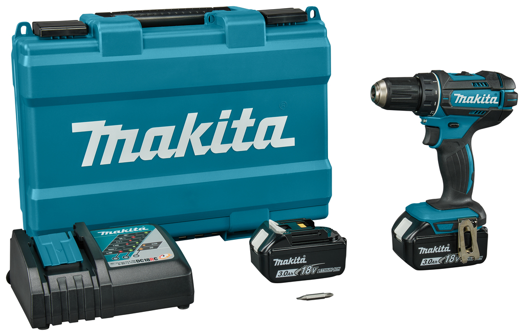 Makita DDF482RFE akku-/porakone 18V 3,0AH Li-ion