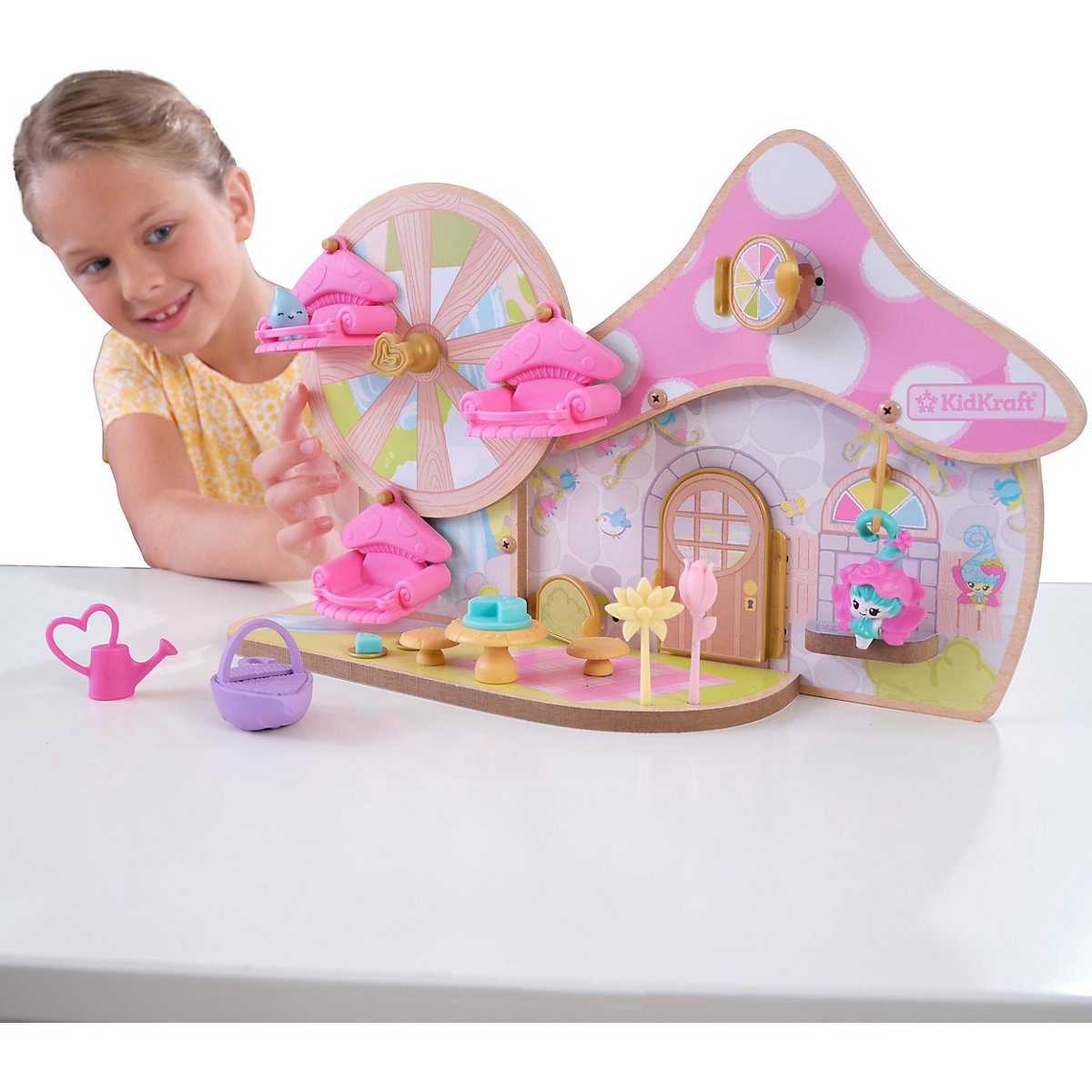 Lil' Green World Ferris Wheel Fairy Cottage