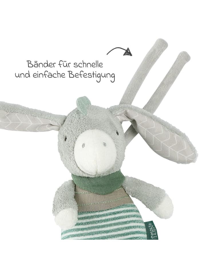Fehn Spieluhr / Einschlafhilfe 22 cm - Esel in grau,gruen günstig kaufen onesize