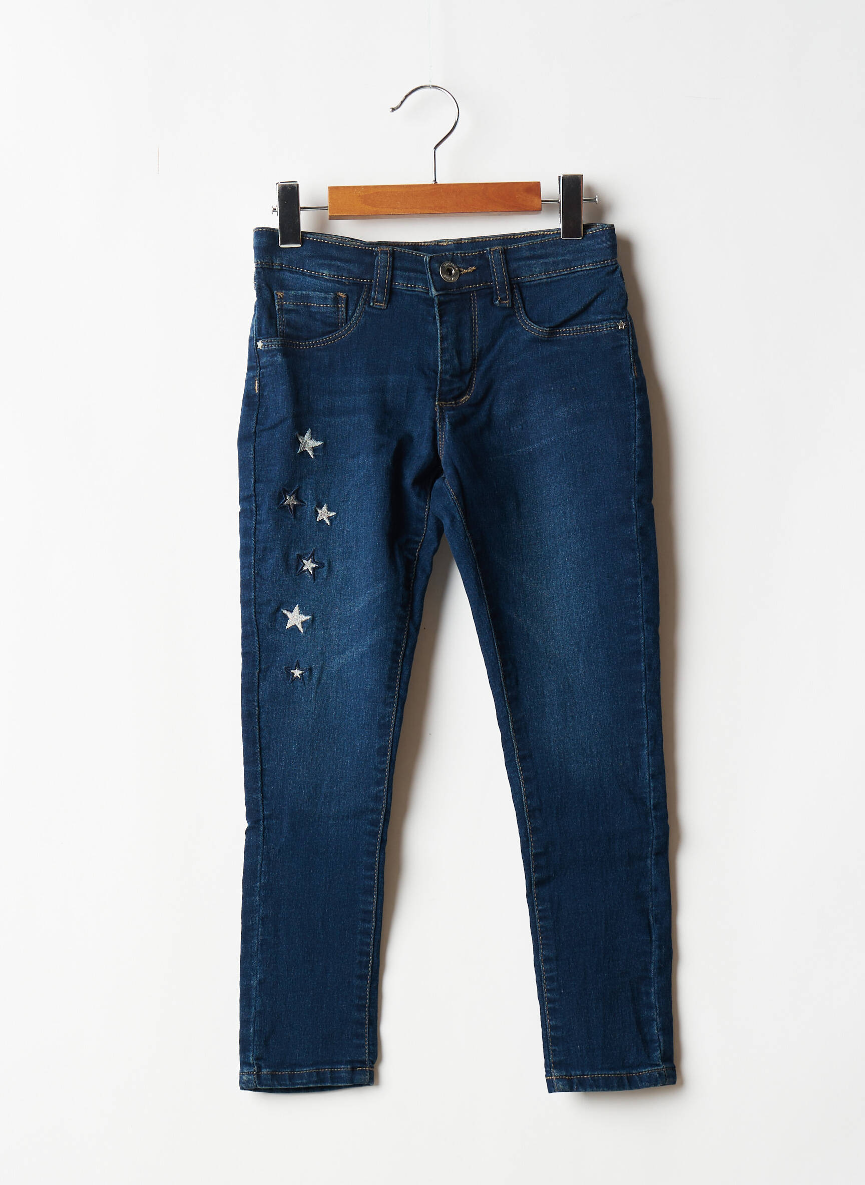 Stooker Jeans Coupe Slim Fille couleur bleu
