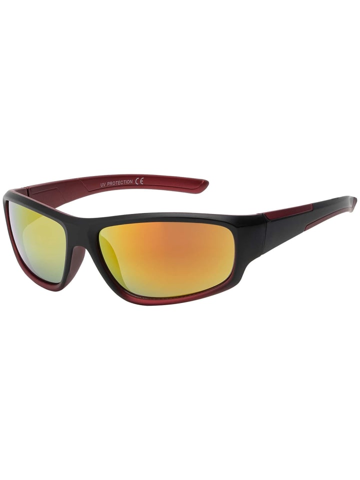 BEZLIT Kinder Sonnenbrille in Rot/Gelb-Schwarz günstig kaufen onesize
