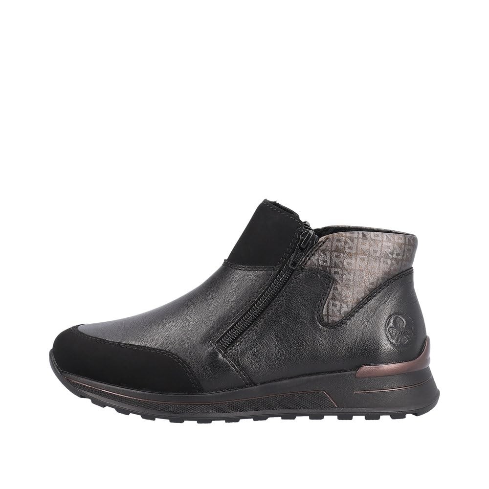 RIEKER Stiefeletten schwarz