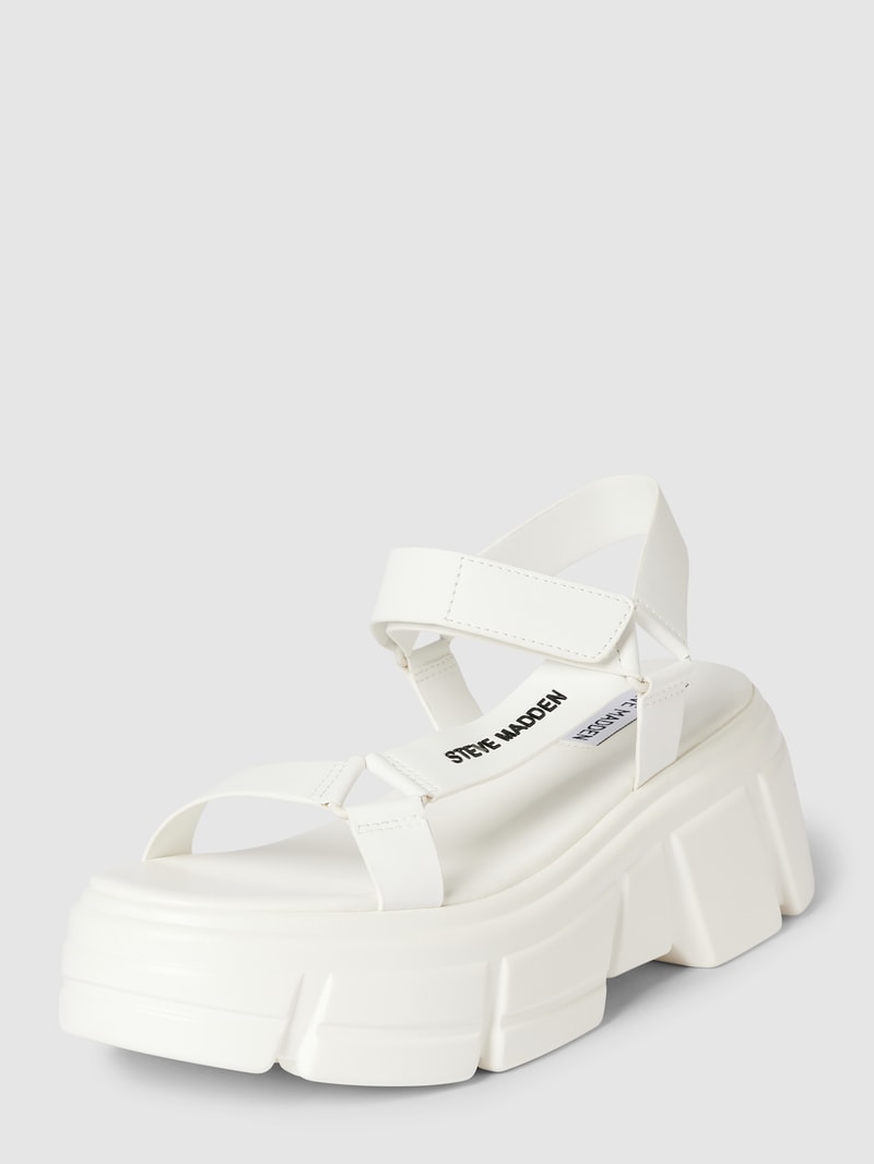 Sandalen mit Label-Detail Modell 'ASSERTIVE' in offwhite