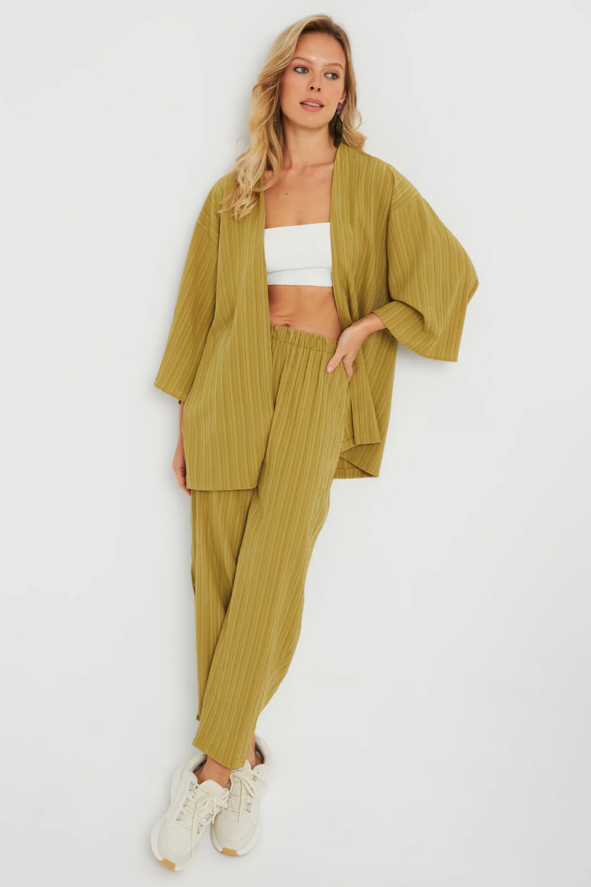 Cool & Sexy  Zweiteiler - Khaki - Regular Fit
