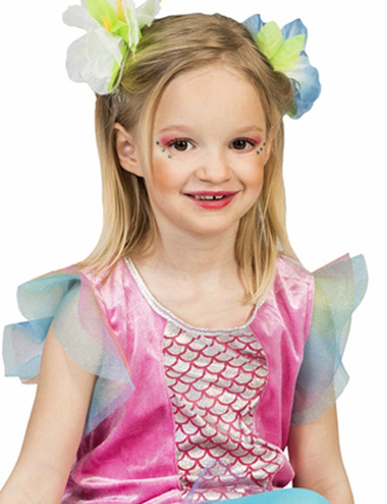 Funny Fashion Kostüm Meerjungfrau Mariella Kostüm für Mädchen - Kinderkostüm Blau Rosa