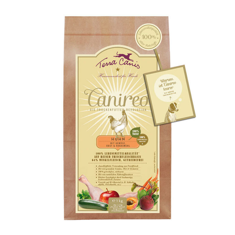 Terra Canis Hundetrockenfutter Terra Canis Canireo Adult Huhn 1 kg