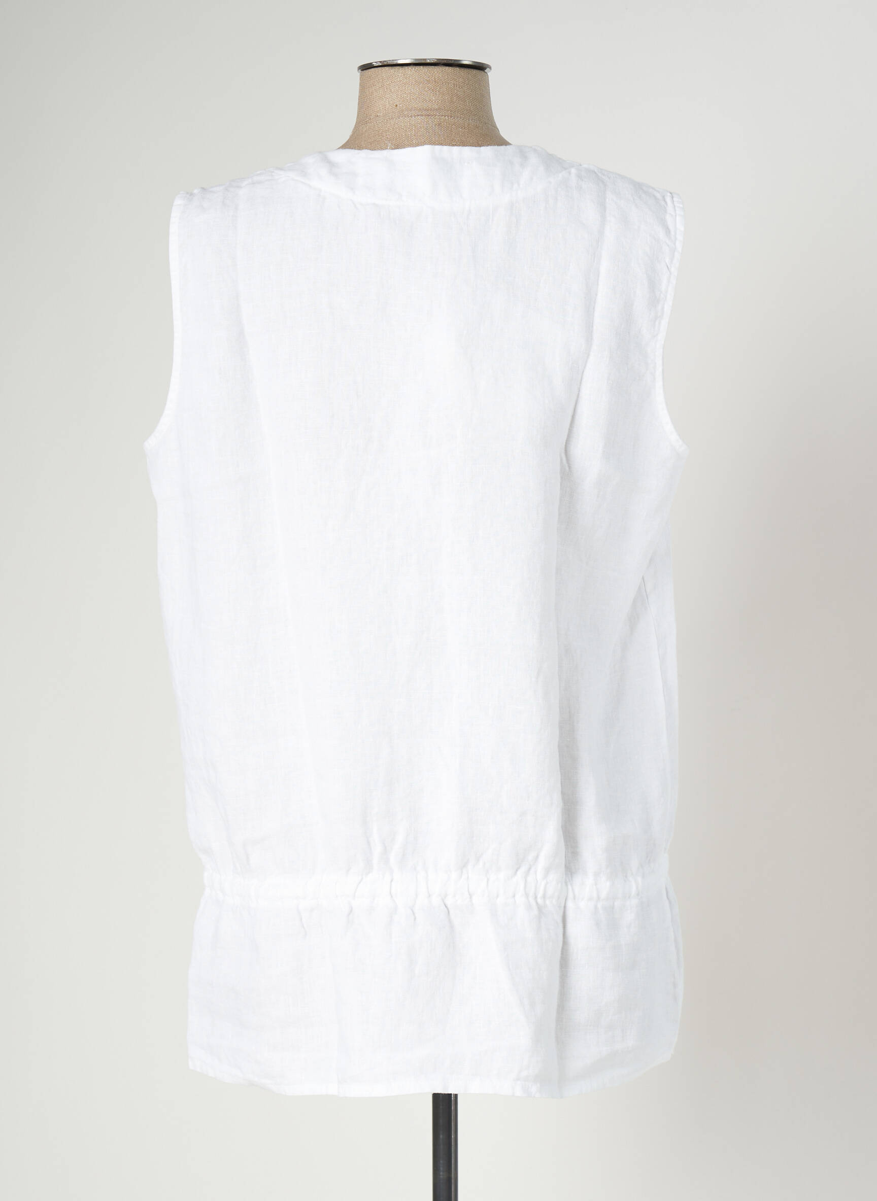 Blanc Boheme Tuniquesansmanche Femme couleur blanc