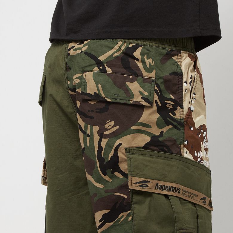 Aape by A Bathing Ape Aape Woven Shorts Army khaki