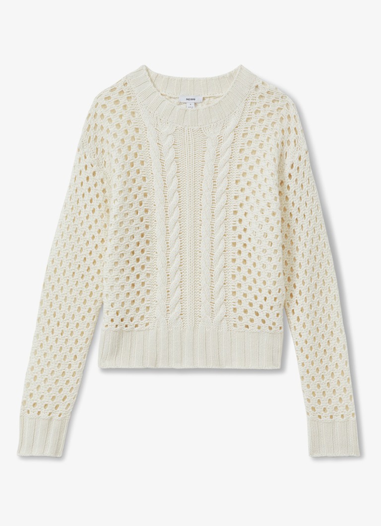 Pulover Reiss Marie din cașmir și tricot gros