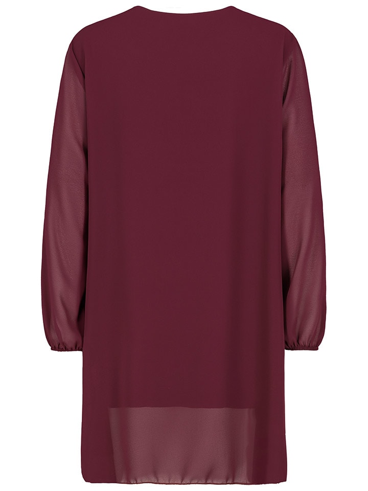 Sublevel Plisseekleid in Bordeaux günstig kaufen