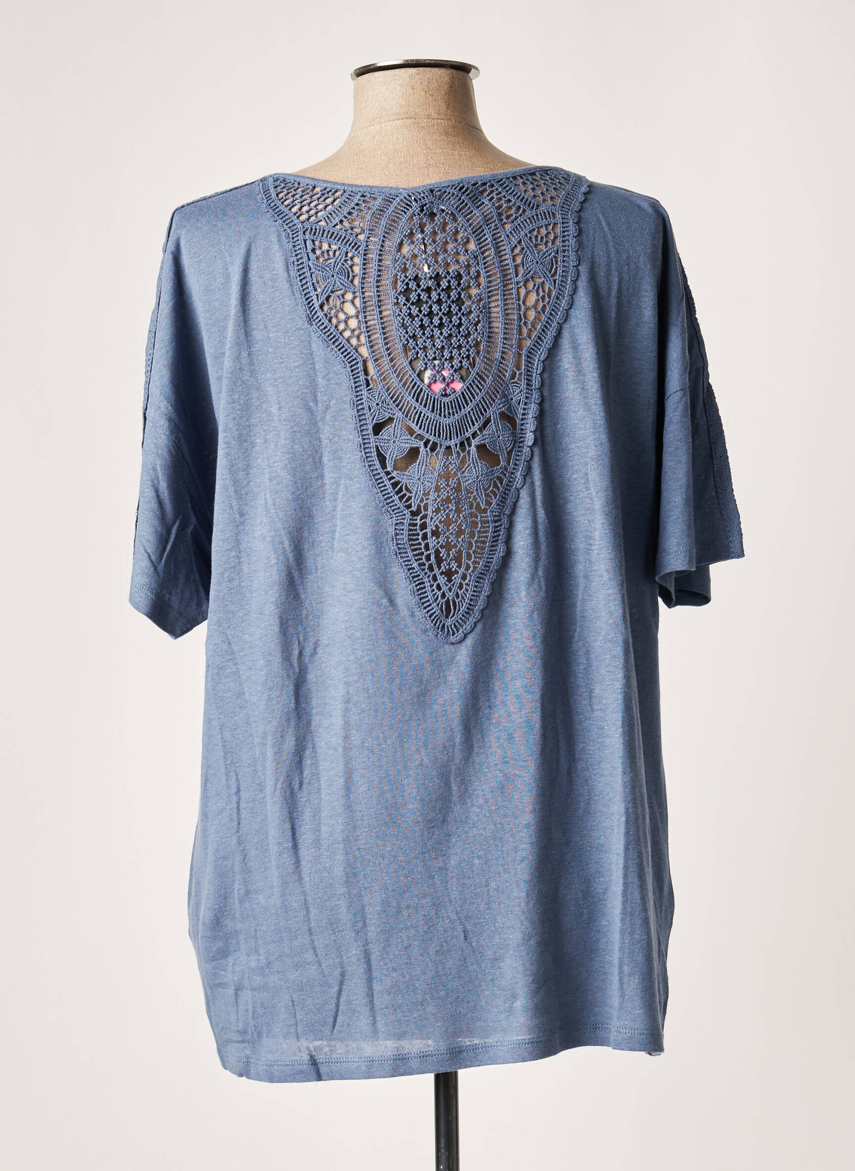 Yesta Tuniquemanchecourte Femme couleur bleu
