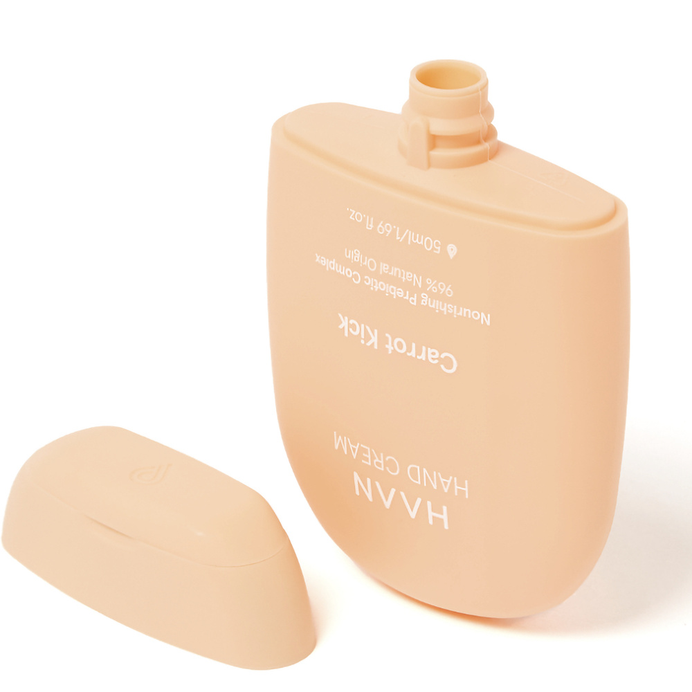 haan Crème pour les Mains Carrot Kick Crème  nourrissante et parfumée pour les mains au complexe prébiotique