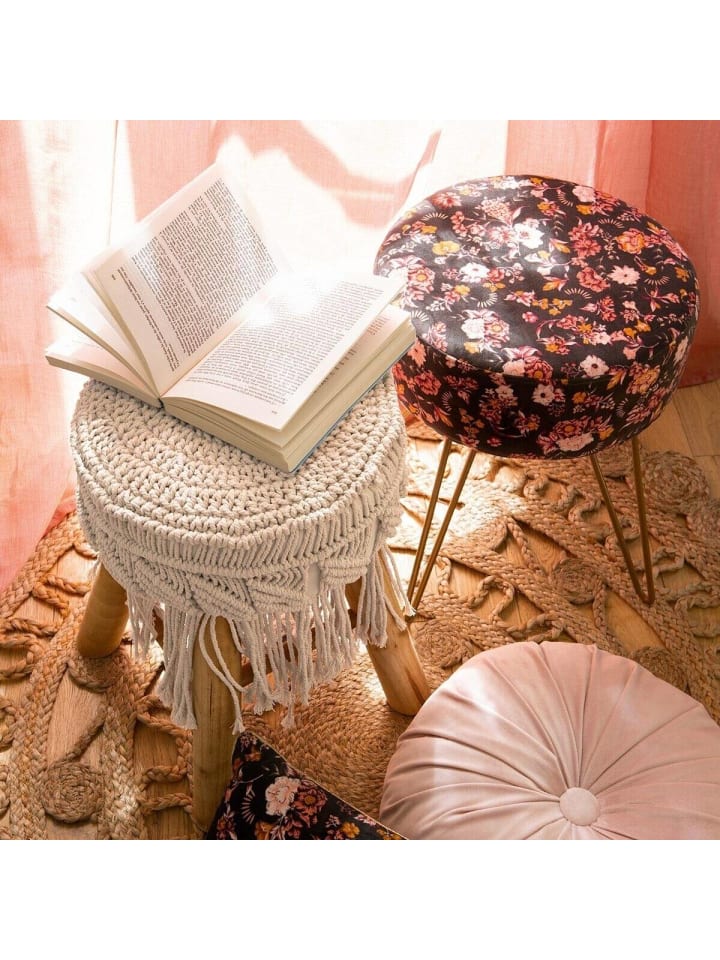 Atmosphera Créateur d'intérieur Hocker in beige günstig kaufen onesize